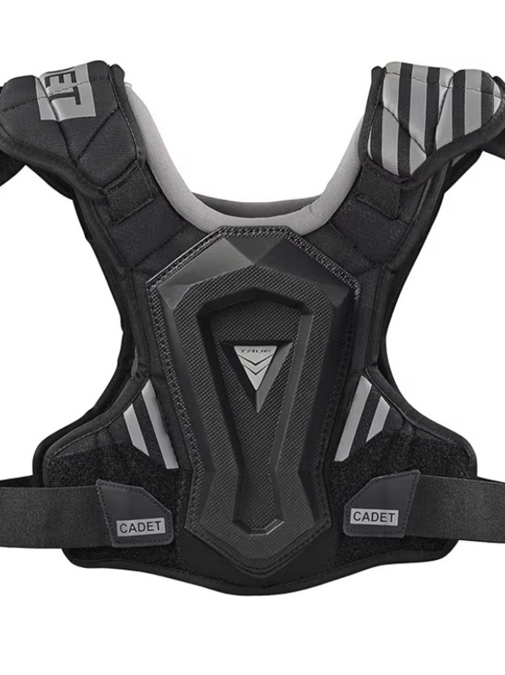 Cadet Protective Chest Protector Vest - Black & Gray Lacrosse